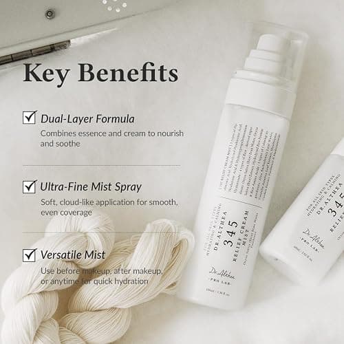 Dr.Althea 345 Relief Cream Mist | Hydrating Facial Mist with Rice Extract | Soothing Care for Sensitive Skin | Vegan Korean Skincare, 2.02 Fl Oz thumbnail 3