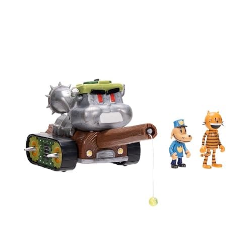 JAKKS Dog Man Squirrel Tank Shooter Vehicle Playset with Petey and Dog Man Action Figures thumbnail 8