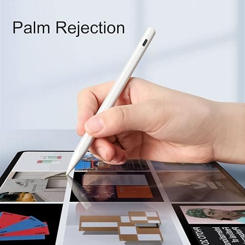 Stylus Pen for iPad Pencil 10th Generation, 3X Fast Charge Apple Pencil with Palm Rejection & Tilt Sensitivity, Compatible for 2018-2025 iPad 6/7/8/9/10/11, Pro 11"/12.9"/M4, Air 3/4/5/M2/M3, Mini 5/6 thumbnail 5