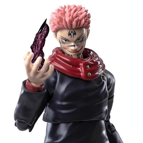 JJK Figure Geto Suguru/Fushiguro Toji/Itadori Yuji Statue Figure PVC Characters Model Statue Action Figures - 7.09in/18cm - Ryomen Sukuna With Finger thumbnail 4