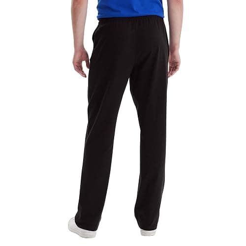Hanes Men's Essentials Jersey Sweatpants, Cotton Lounge Pants with Pockets for Men, 32” Inseam thumbnail 2