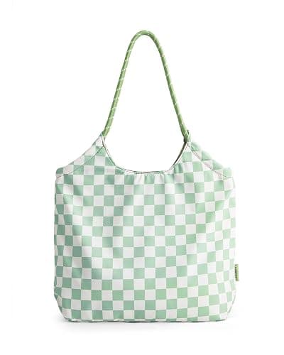 BAGSMART Tote Bag for Women, Travel Tote Beach Bag with Zipper for Gym | Packable Tote Bag for Travel, 12.5L Lightweight Tote Bag for Work, Beach Tote Pool Bag for Beach - Image 1