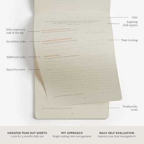 Productivity Planner Sheets - Plan Out Your Daily and Become More Productive | Simple Daily Routine thumbnail 4