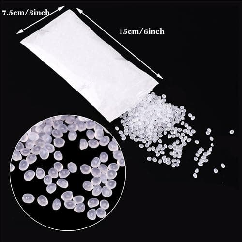 CCINEE Translucent Fishbowl Beads Slushie Rice Beads for Crunchy Slime, DIY Craft Supplies, Vase Filling,Christmas, New Year, Wedding and Table Decoration, 2 Ounces thumbnail 4