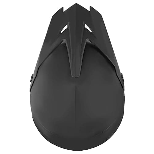CARTMAN Matte Black Adult Full Helmet Small, DOT Approved ATV Dirt Bike | Matte black full-face. Adult/Teen. DOT ABS, vented, weatherproof, adjustable. Goggles/gloves. Street, dirt, snow. thumbnail 5