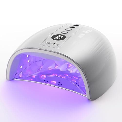 MelodySusie Professional Cordless UV Nail Lamp with Metal Base, P-Plus30GT Nail Dryer with Smart Sensor for Salon & DIY Home Use Fast Cures All Hard Gels, Especially Extension & Glitter Gel Polishes - Image 1