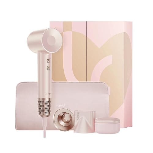 Laifen Premium High-Speed Hair Dryer Love-Bound Box, Professional Ionic Portable Blow Dryer with 110,000 RPM, Lightweight, Low Noise, 360° Magnetic Styling Attachment, Wall Mount, Travel Bag, Gift Box - Image 1