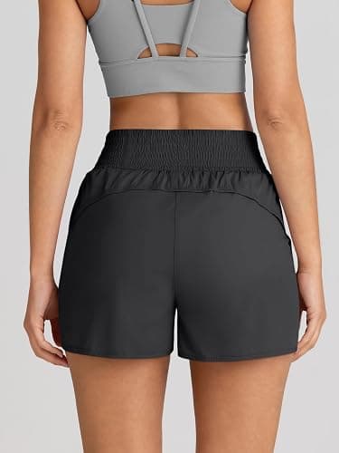 AUTOMET Womens Athletic Shorts High Waisted Running Pants Gym Workout Casual Sport Clothes with Pockets 2025 thumbnail 5