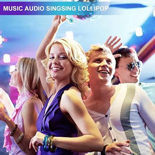 AMOS Music Lollipops Sweet, Audio Singing Lollies Candy, 2PCS Sugar Free Strawberry & Blueberry Flavors, Party Easter Lollipops Sweets, Novelty Gift for Him or Her thumbnail 8