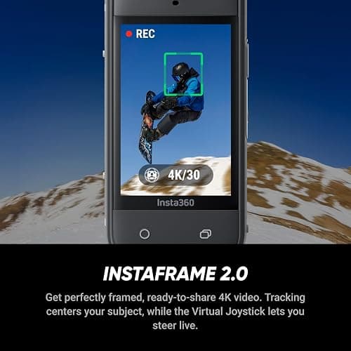 Insta360 X5 Essentials Bundle - Waterproof 8K 360° Action Camera, Leading Low Light, Invisible Selfie Stick Effect, Rugged and Replaceable Lens, 3-Hour Battery, Built-in Wind Guard, Stabilization thumbnail 5