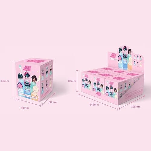 Bahomu Anime Blind Box, Random One Cute Alien Stage Series Mechanical Keycaps Mystery Box Figure, Collectable PVC Toys for Birthday Gifts thumbnail 8