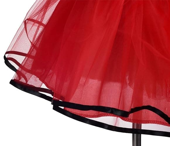 Dressy Daisy Baby Girl Polka Dots Fancy Dress Up Costume Birthday Party Tulle Dresses with Headband Pink/Red/Purple/Hot Pink thumbnail 6