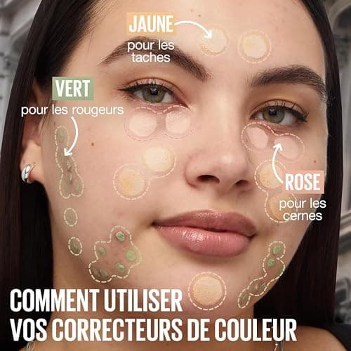 Maybelline New York- Instant Effaceur - Correcteur de Couleur - Corrige les Rougeurs, Cernes, Taches et Imperfections - Tenue Longue Durée 12H - Teinte : Vert - 6,8 ml thumbnail 6