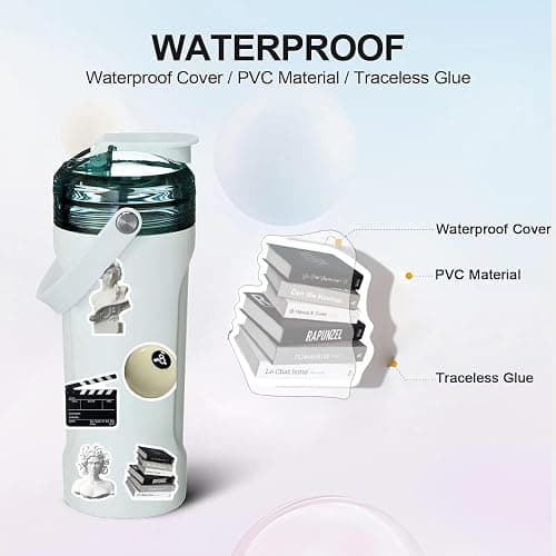 640PCS Aesthetic Stickers,VSCO Stickers Aesthetic for Water Bottles,Vinyl Waterproof Laptop Sticker,Skateboard Computer Phone Decals for Girls Teens thumbnail 4
