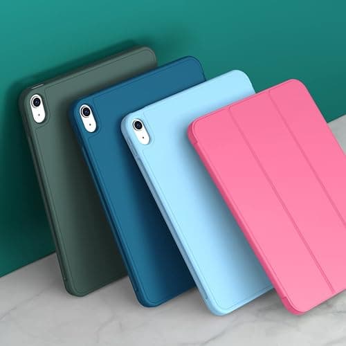 iMieet iPad (A16) Case 11th Gen/iPad 10th Generation Case [11-Inch 2025/10.9 Inch 2022] with Pencil Holder, Trifold Stand Smart Cover with Soft TPU Back,Auto Wake/Sleep(Watermelon) - Watermelon thumbnail 6
