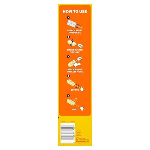 Swiffer Duster Kit with 3 ft Extendable Handle, Heavy Duty Dusting Starter Kit with 3 Refills, for Ceiling Fans, Vents and Hard to Reach Places thumbnail 15