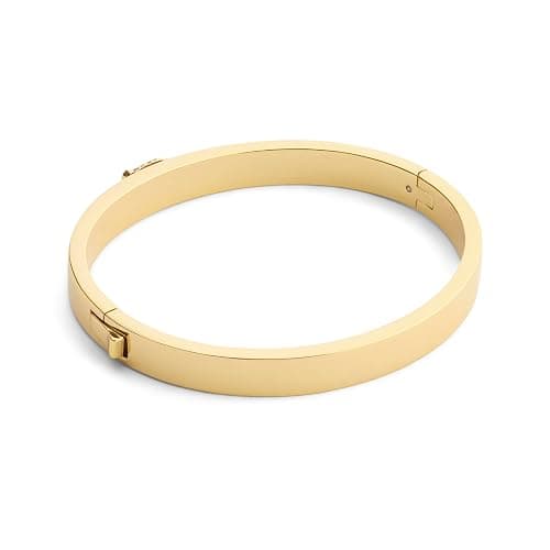 COACH Womens Jewelry Women's Pavé Signature C Bangle Bracelet thumbnail 3
