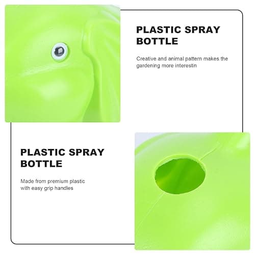 VILLCASE Classic Plastic Watering Can with Creative Animal Patterns for Indoor and Outdoor Gardening Easy Grip Handle Suitable for Amateur and Professional Gardeners Random Random Color thumbnail 4