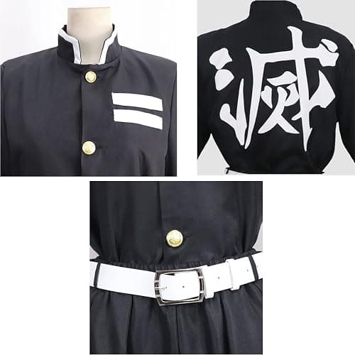 Mens Muichiro Cosplay Costume Tokitou Muichirou Cosplay Uniform Kimonos With Wig Full Set Outfit Halloween thumbnail 5