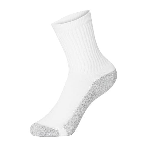 Hanes Boys' Socks Pack, Double Tough Moisture Wicking Ankle, Crew, No Show Socks, 12 & 14 Pair Packs thumbnail 5