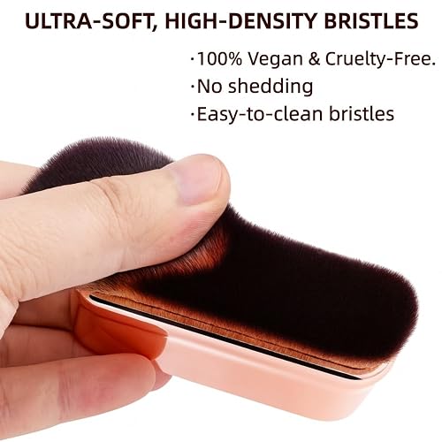Diryi Professional Kabuki Foundation Brush, Self Tanner Brush, Large Body Makeup Brush, Full Body Tanning Brush for Liquid, Cream,Powder Makeup, Flawless Blending for Face, Legs, Arms & Body thumbnail 5