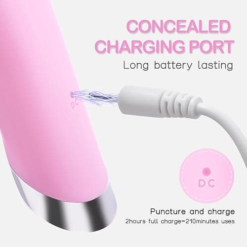 PRITECH Facial Cleansing Brush, Rechargeable Silicone Face Scrubber with Heat Massage End, Vibrating Exfoliator Scrubber for Deep Cleaning, Waterproof Face Brush for Women and Men (Pink) thumbnail 8