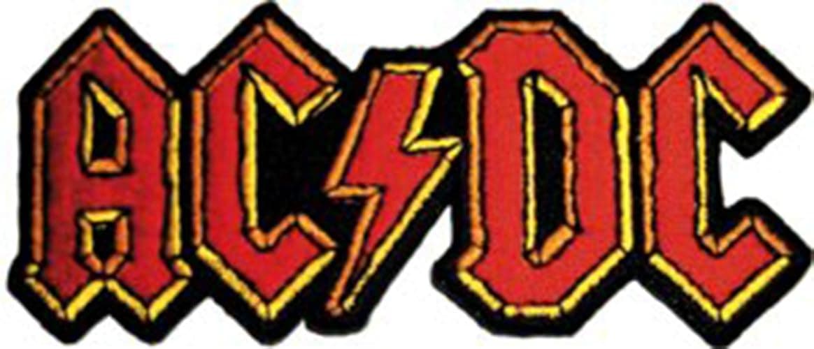 AC/DC Logo Patch,Black - Image 1