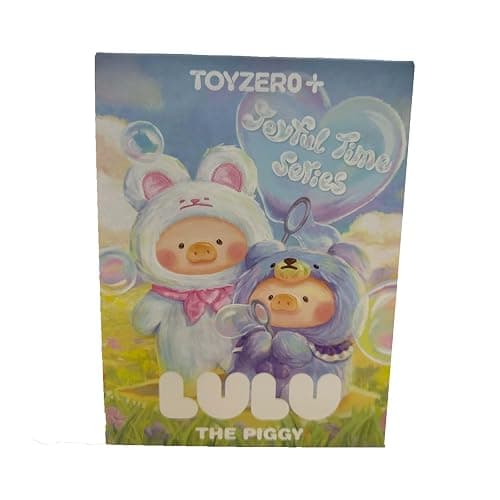 TOYZERO + Official Lulu The Piggy Blind Box - Joyful Time Series Plush Keychain Blind Boxes Figures Cute Stuffed Animals Mystery Box Collectibles Toys Home Decorations Birthday Gifts, Single Box thumbnail 3