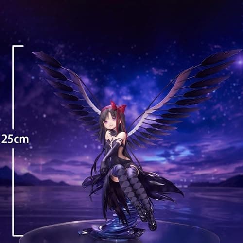 QAHEART Anime Akemi Homura Figure Winged Akemi Homura Action Figure Anime Girl Model Statue Figurine Ornaments thumbnail 3