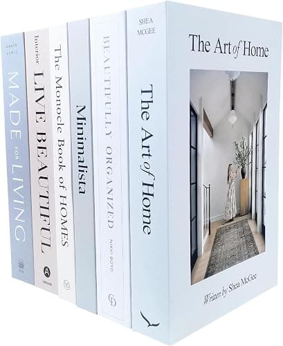 6PCS Decorative Books for Coffee Table-Faux Books for Decoration-Coffee Table Decor-Hardboard Fake Decorative Book for Bookshelf Home Decor Display thumbnail 4