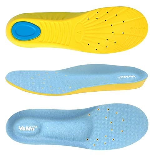 Shoe Insoles for Women Men and Kids, Memory Foam Insoles, Comfortable Sports Shoe Inserts for Shock Absorption and Relieve Foot Pain, Plantar Fasciitis Arch Support Insoles, M(Men 6-9/ Women 7-11) - Image 1