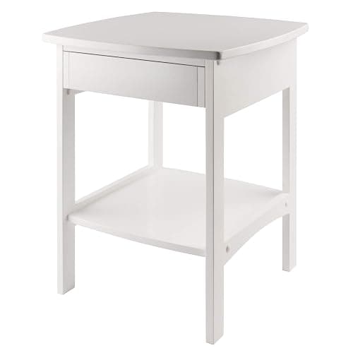 Winsome Wood Claire Accent Table, White thumbnail 12