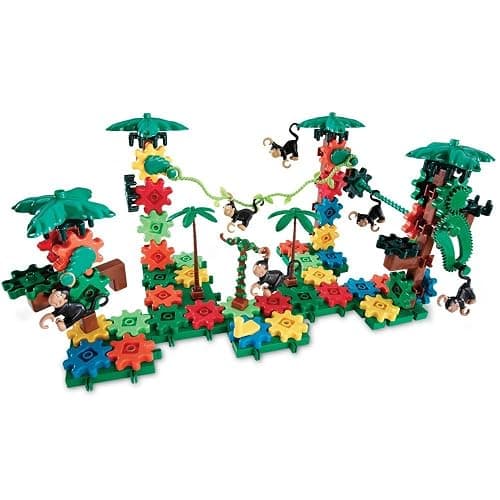 Learning Resources Gears Movin' Monkeys Building Play Set, STEM Activities, Fine Motor Skills, Toddler Explorer Kit, Science and Construction, Boys and Girls Gifts, Ages 5 and Up thumbnail 3