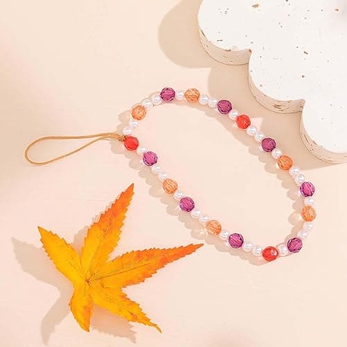 Staqlo Beaded Phone Charm Lanyard Strap Girly Style Fixed Beads Pearl Lanyards - PH-fb-3 thumbnail 5