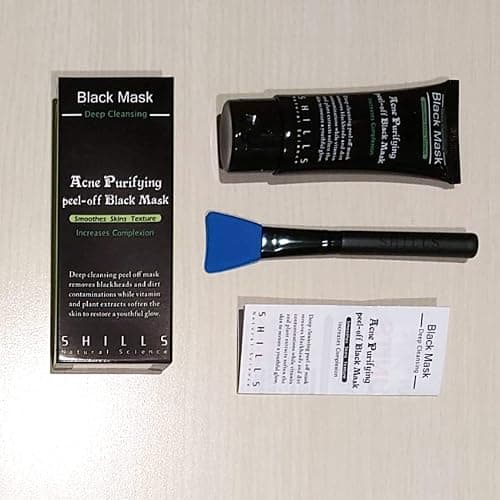 SHILLS Blackhead Remover, Pore Control, Skin Cleansing, Purifying Bamboo Charcoal, Peel Off Face Mask,1 Bottle(1.69 fl. oz) thumbnail 7