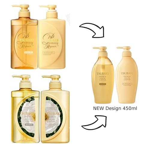 Limited Edition Tsubaki Premium Repair Shampoo and Conditioner Set Bundle with Hair Serum (10ml), Paraben Free, Camellia Scent thumbnail 2