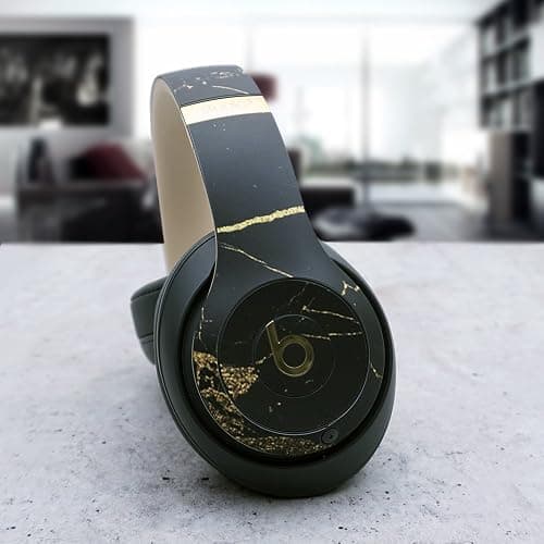 MightySkins Skin Compatible with Beats Studio 3 Wireless - Brown Linen | Protective, Durable, and Unique Vinyl Decal wrap Cover | Easy to Apply, Remove, and Change Styles | Made in The USA thumbnail 2