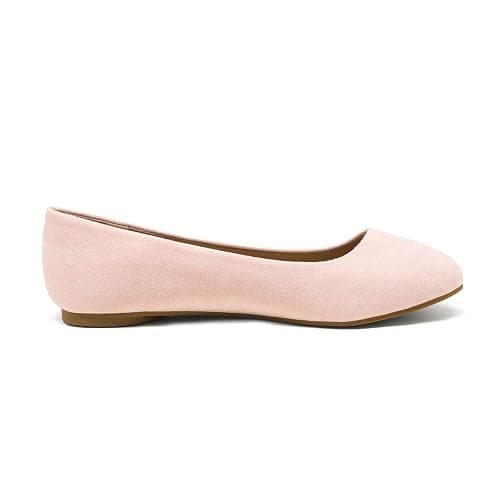 DREAM PAIRS Women's Sole-Simple Wide Width Flats, Ballerina Walking Flats, Comfortable Slip on Shoes thumbnail 5