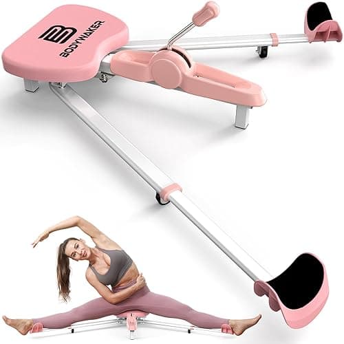 BODYWAKER Leg Stretcher Machine - Professional Split Trainer for Dance, Ballet, Gymnastics,Yoga - Flexibility Training Equipment for Splits, Kicks & Stretching - Pink