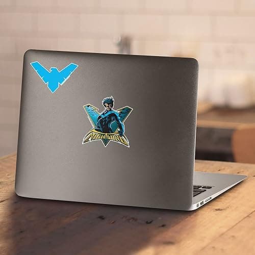 Popfunk Classic Nightwing Logo Longsleeve T Shirt & Stickers thumbnail 5