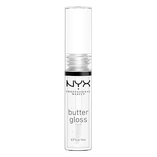 NYX PROFESSIONAL MAKEUP Butter Gloss, Non-Sticky Lip Gloss - Sugar Glass ,Clear - 54 Sugar Glass - 0.27 Fl Oz (Pack of 1) thumbnail 9
