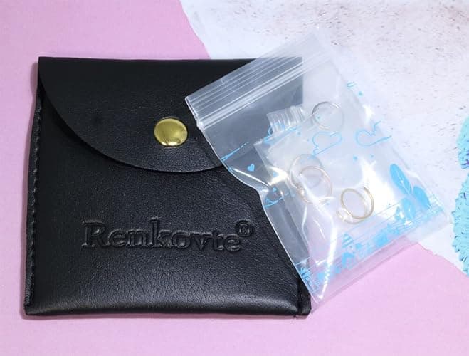 Renkovte Double Nose Ring for Single Piercing,20G Snug Spiral Nose Rings Hoops 8mm Thin Nose Piercing Jewelry for Women thumbnail 7