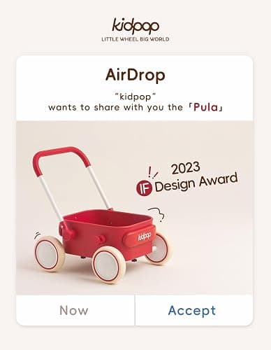 PULA Baby Push Walker with Wheels Toddler Wagon for First Learner Baby Toys 6-12 Months, 1 Year Old Birthday Gifts, Indoors and Outdoors (Black) thumbnail 8