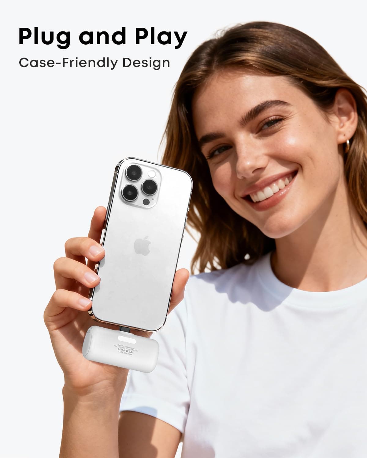 TOUGH ON Mini Portable Charger 5000mAh Power Bank PD Fast Charging, LCD Display Small Battery Pack Compatible with iPhone 14,13,12 Pro/Plus/Pro Max,11 and More thumbnail 8