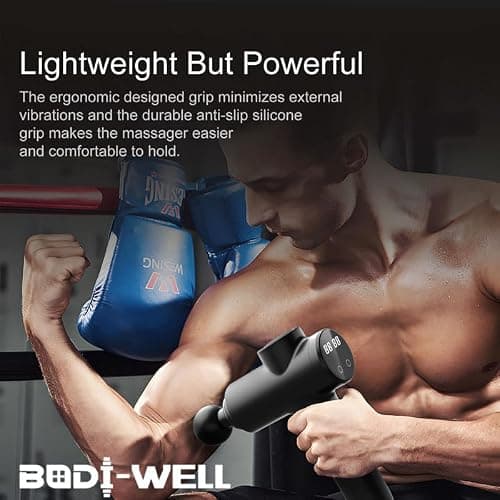 Massage Gun Deep Tissue - Back Muscle Massager w/High Torque Motor for Back Pain, Shoulder, Neck, Body, All Muscles Recover & Massage thumbnail 3