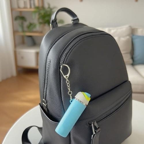 Ashflarerum Mini Water Bottle Keychain For Owala Chapstick Holder, Cute Cup Mini Tumbler Keychain thumbnail 3