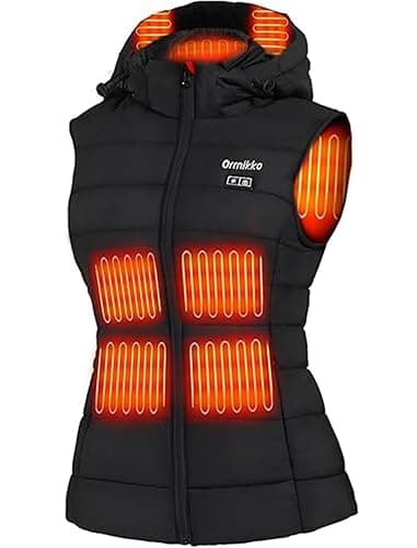 ORRNIKKO [2026 All-New] Heated Vest Women - Detachable Heated Hood, With 7.4V 16000mAh Battery Pack, Womens Heated Vest - Image 1