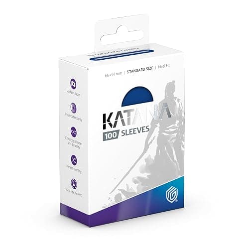Ultimate Guard Katana Card Sleeves: 100 Standard Size TCG Sleeves, 66 x 91mm, Blue Bird Back, Tournament Quality, No PVC & Acid-Free, High Clarity thumbnail 2