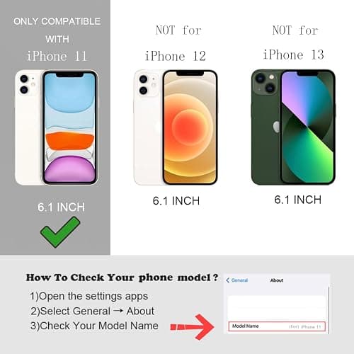 UEEBAI Magnetic for iPhone 11 Case, Bow Case Compatible with MagSafe, Wireless Slim Clear Ribbon Aesthetic Phone Case Anti-Yellowing Shockproof Protective Cover for Women Girl - Pink - iPhone 11 - Pink thumbnail 8