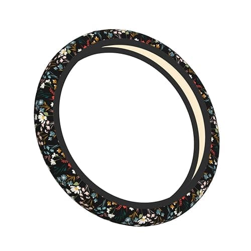 Chic Wildflowers Steering Wheel Cover for Men Women Universal Car Accessories 15 Inch Neoprene Auto Interior Decor thumbnail 7